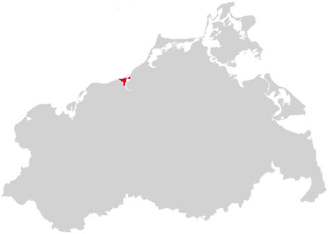 Wahlkreiskarte Rostock I